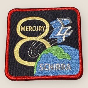NASA Mercury 8 Schirra Mission Embroidered Patch Collectible Space Exploration